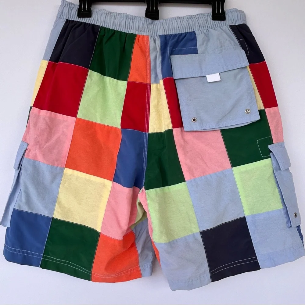 Cremeieux‎ Men’s Colorblock Patchwork Board Shorts Size Medium